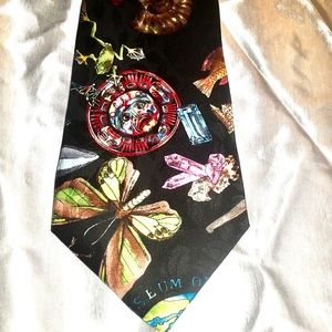 ❤️ Colourful Animal Humanitarian Nicolle Miller Pink Blue Green Party Necktie